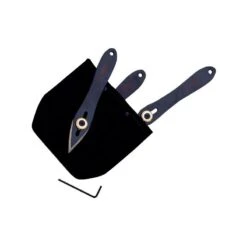 3 Couteaux à Lancer Cudeman Réglables Coloris Noir