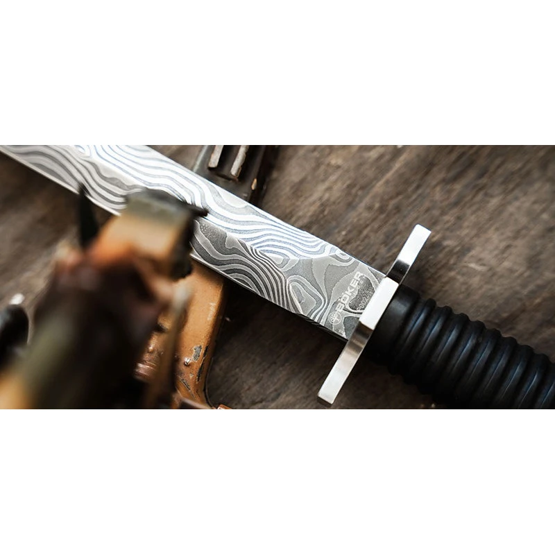 Böker Solingen Acht-Acht Flak Damast 3 Böker Solingen Acht-Acht Flak Damast – Image 3