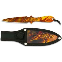 Couteau De Lancer Albainox Dragon 3D 16,9cm