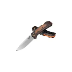 Couteau Benchmade Grizzly Creek Stabilized Wood Orange -Opinel Magasin couteau benchmade grizzly creek stabilized wood orange 4