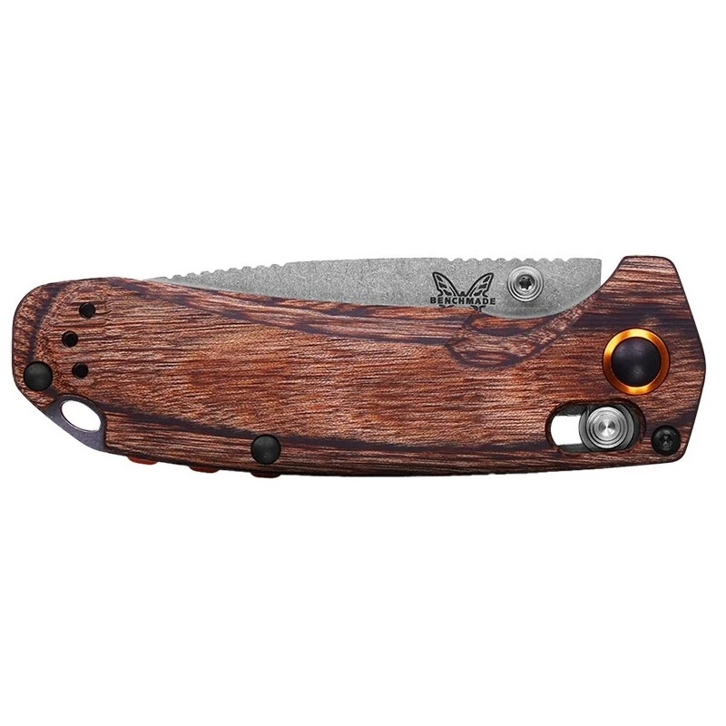 Couteau Benchmade North Fork Bois Stabilisé Drop Point 2 Couteau Benchmade North Fork Bois Stabilisé Drop Point – Image 2