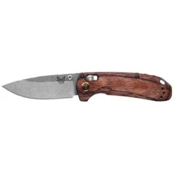 Couteau Benchmade North Fork Bois Stabilisé Drop Point