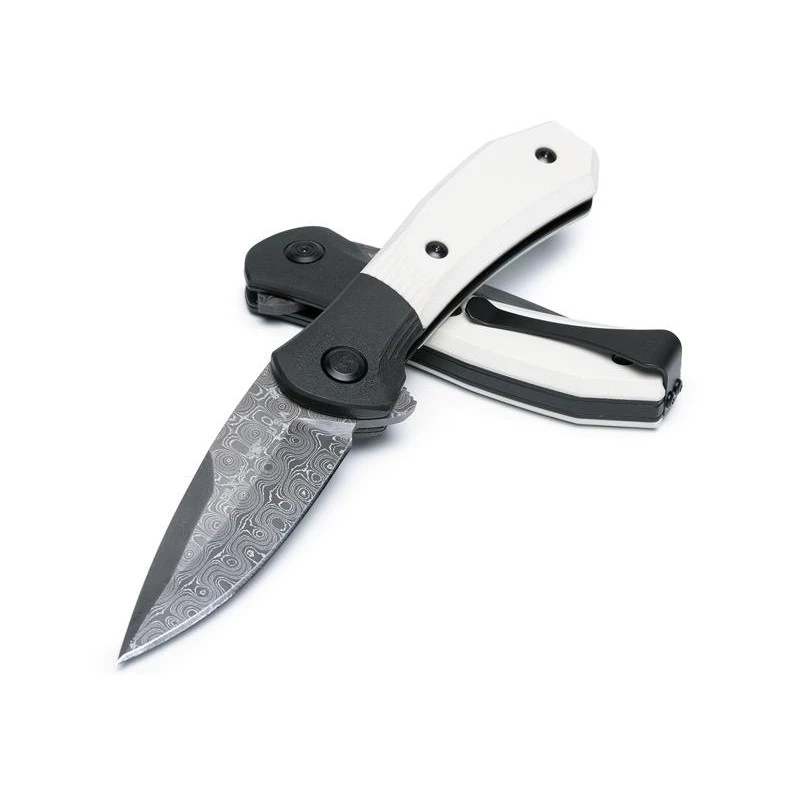 Couteau Buck Paradigm G10 Ivoire/Damas 1 Couteau Buck Paradigm G10 Ivoire/Damas