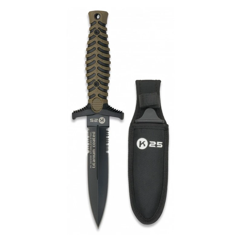 Couteau De Botte K25 32206 Revêtement Titane 1 Couteau De Botte K25 32206 Revêtement Titane