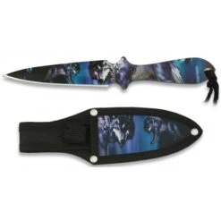 Couteau De Lancer Albainox 3D Loup 16,9cm