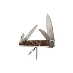 Couteau Douris Chastel Hallali Chasse 6 Pièces Cerf