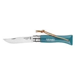 Couteau Opinel N°6 VRI Baroudeur Turquoise
