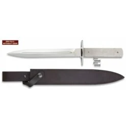 Dague De Chasse Albainox 41cm Avec Gaine En Cuir