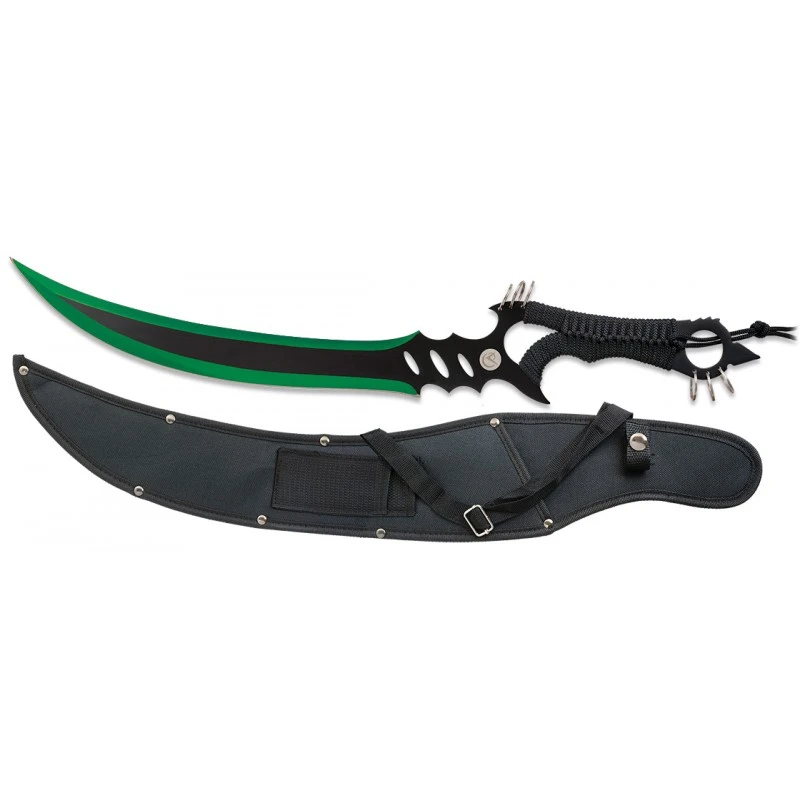 Machette Albainox Rings Noire/verte 1 Machette Albainox Rings Noire/verte