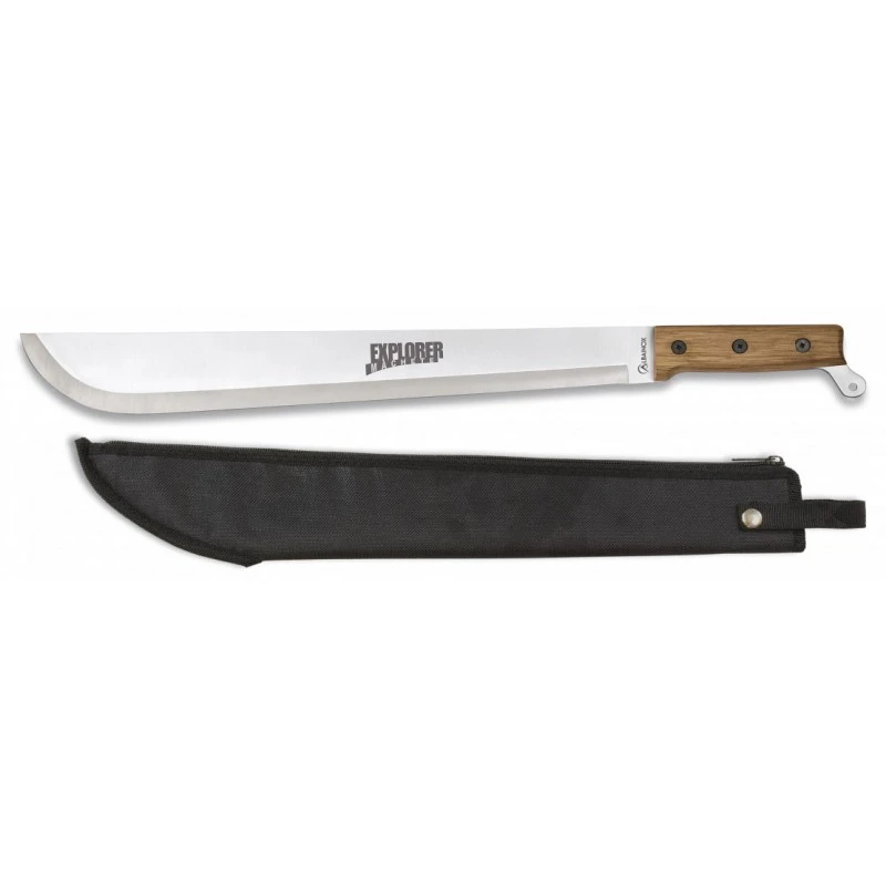Machette Latine Albainox Explorer 31761 Lame Pleine Soie 42cm 1 Machette Latine Albainox Explorer 31761 Lame Pleine Soie 42cm