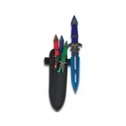 Set 3 Couteaux De Lancer Colorés Albainox 17cm 32348